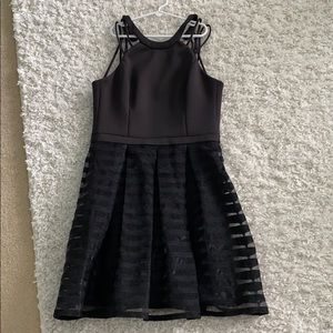 Guess black dress with cross straps